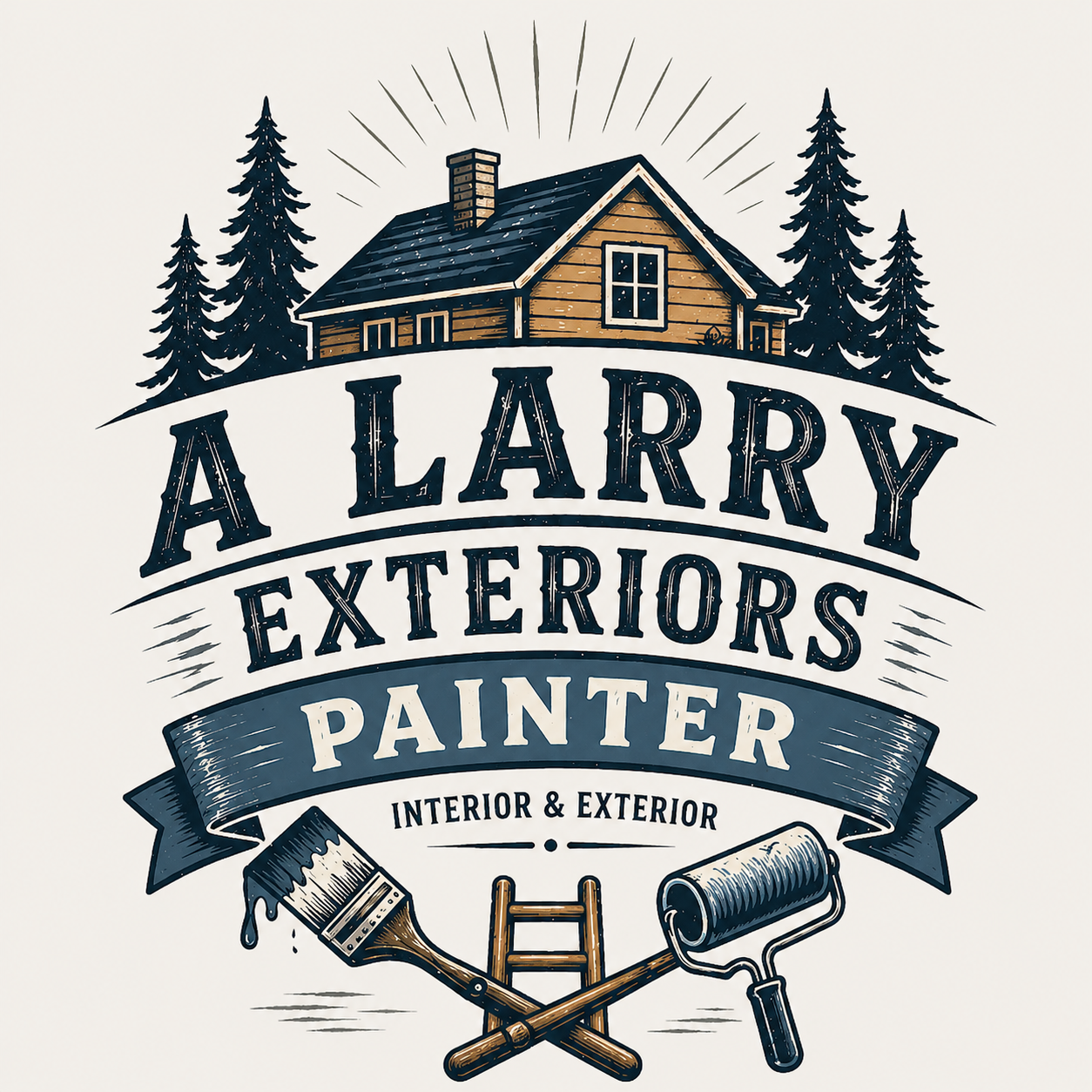 A Larry Exterior Design Logo